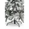 Brad artificial Alpin Snow 150 cm QC262, 550 Ramuri 2D + 3D PE, Circumferinta Bazei 212 cm
